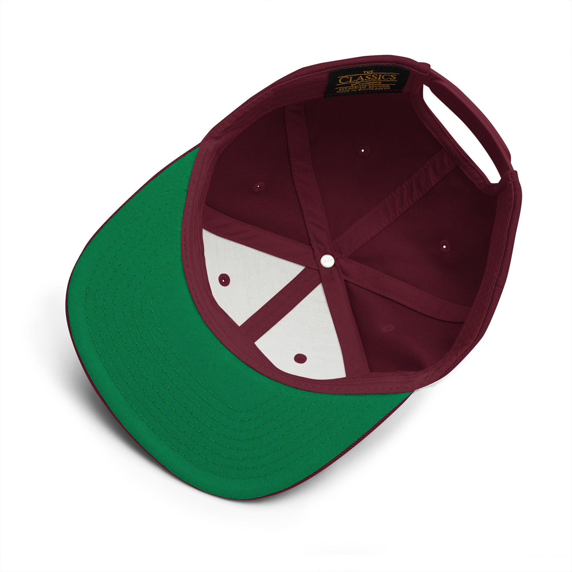Oxblood Emblem Snapback Hat
