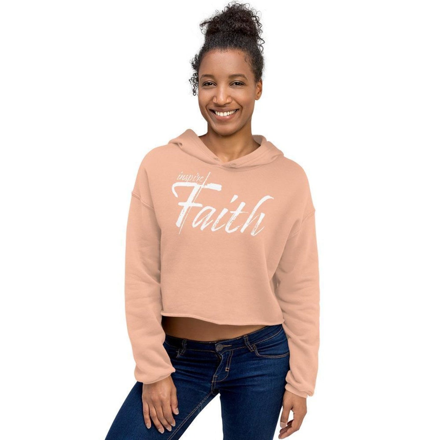 Crop Top Hoodie - Inspire Faith