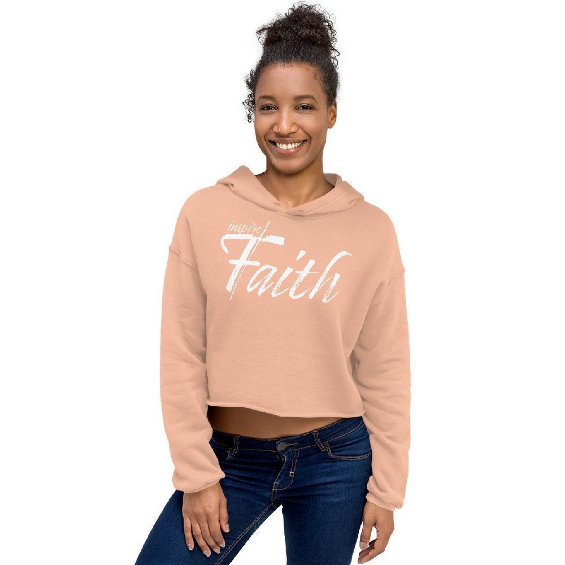 Crop Top Hoodie - Inspire Faith