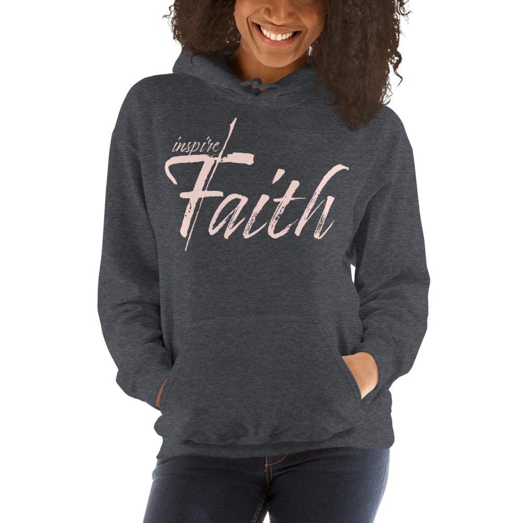 Hoodie Pink Graphic - Inspire Faith