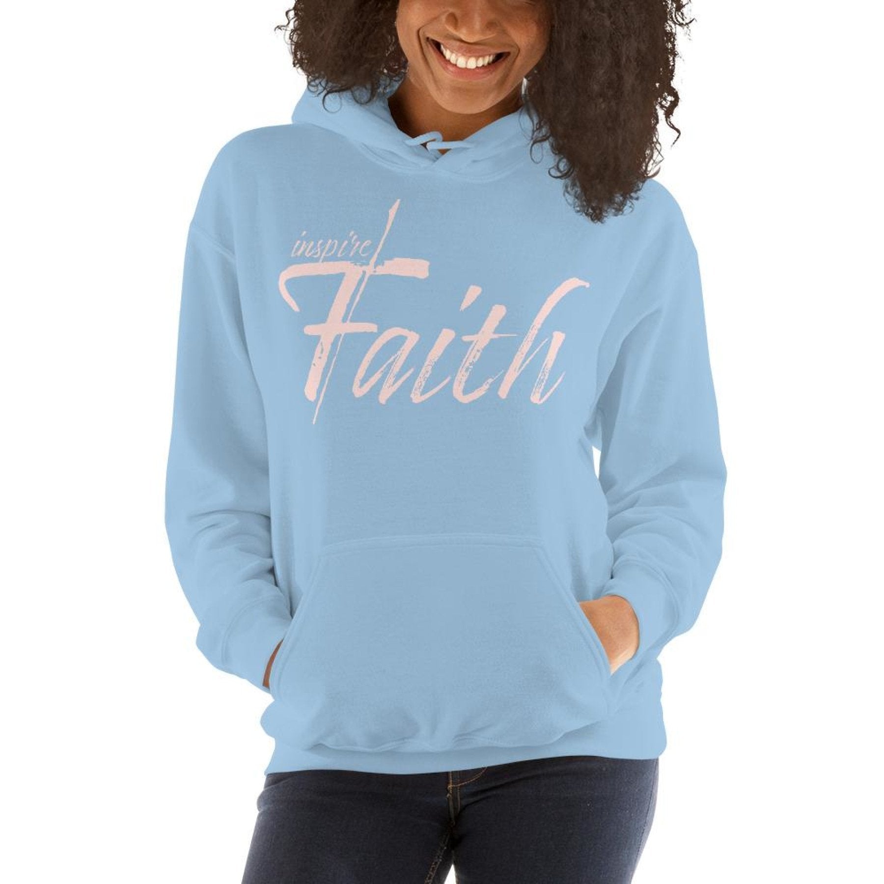 Hoodie Pink Graphic - Inspire Faith