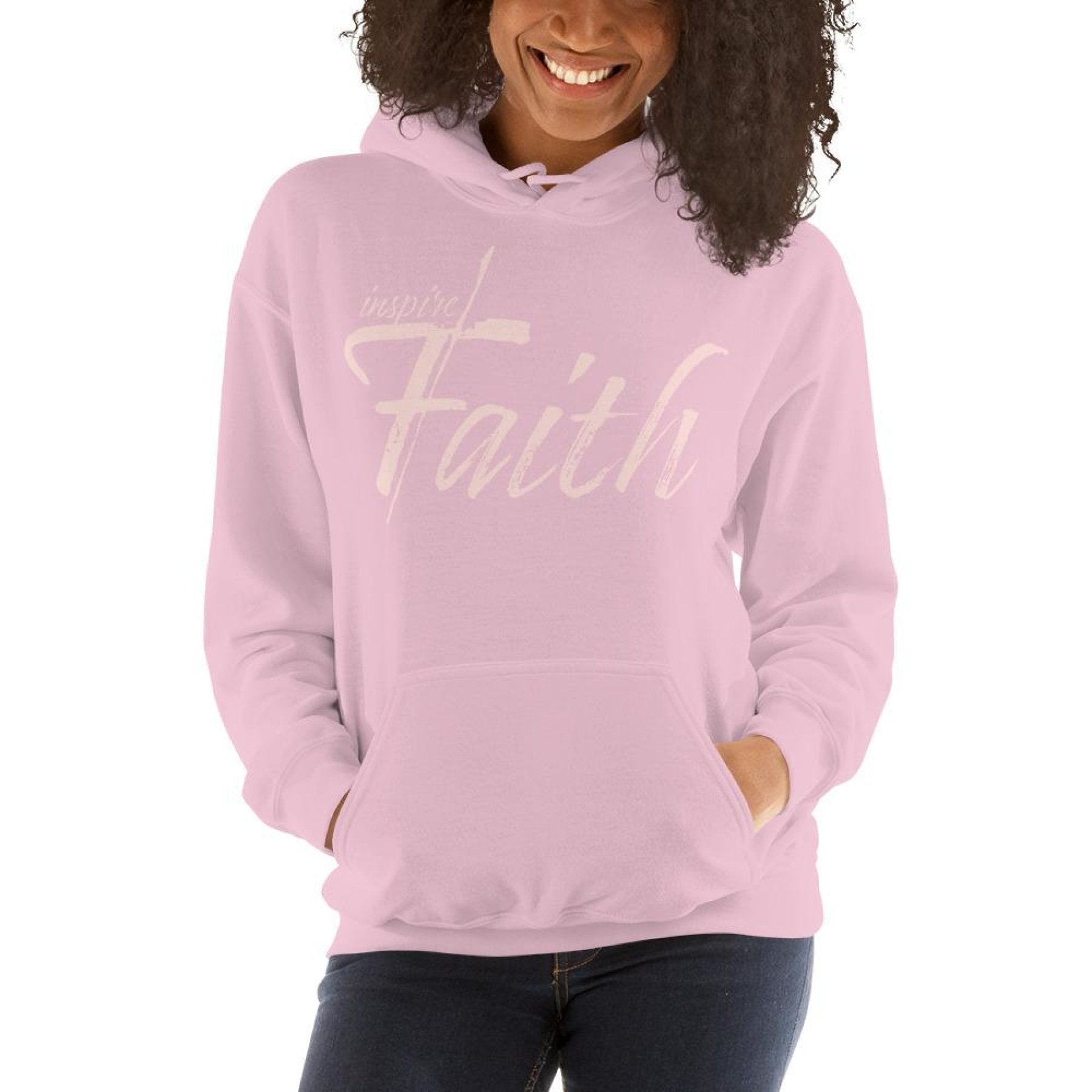 Hoodie Pink Graphic - Inspire Faith