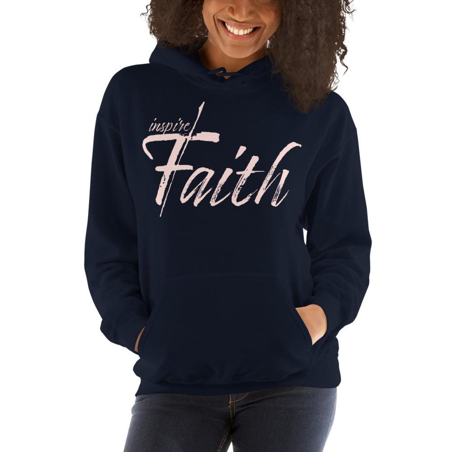 Hoodie Pink Graphic - Inspire Faith