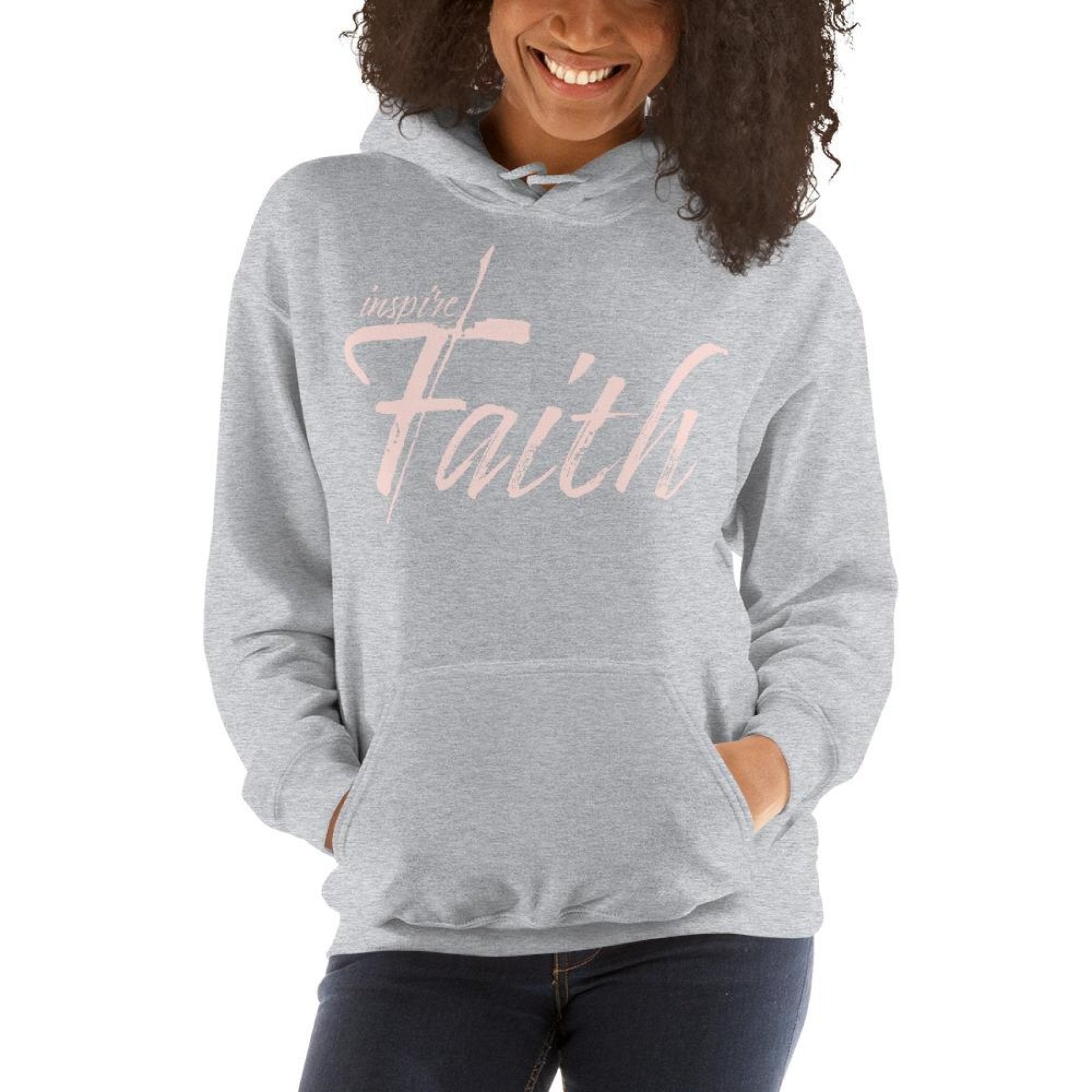 Hoodie Pink Graphic - Inspire Faith