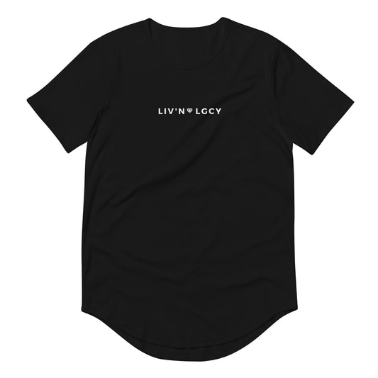 Jet Black Liv'n Legacy Curved Hem Tee