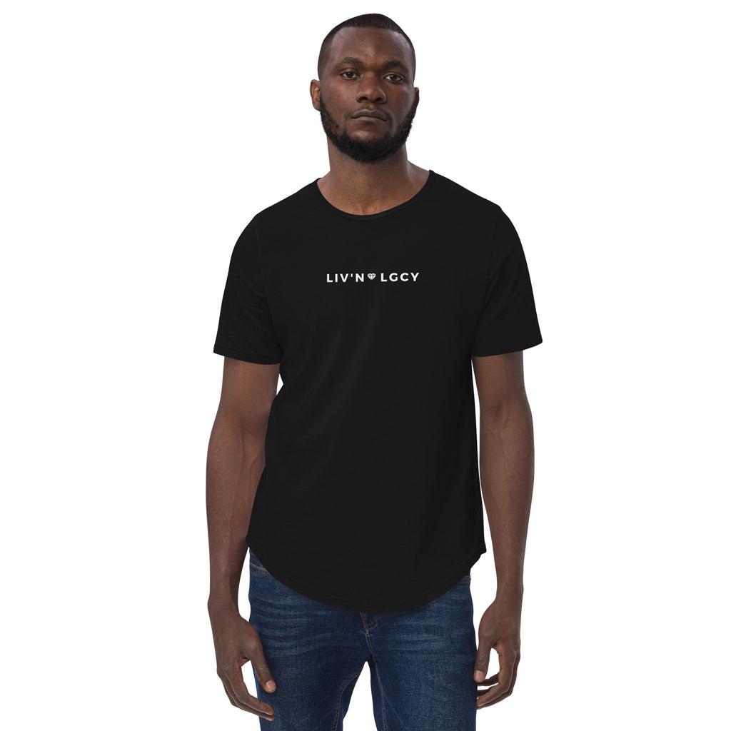 Jet Black Liv'n Legacy Curved Hem Tee