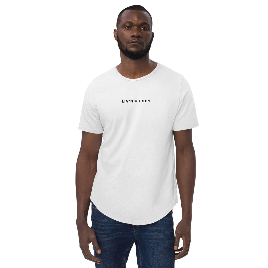Off White Liv'n Legacy Curved Hem T-Shirt