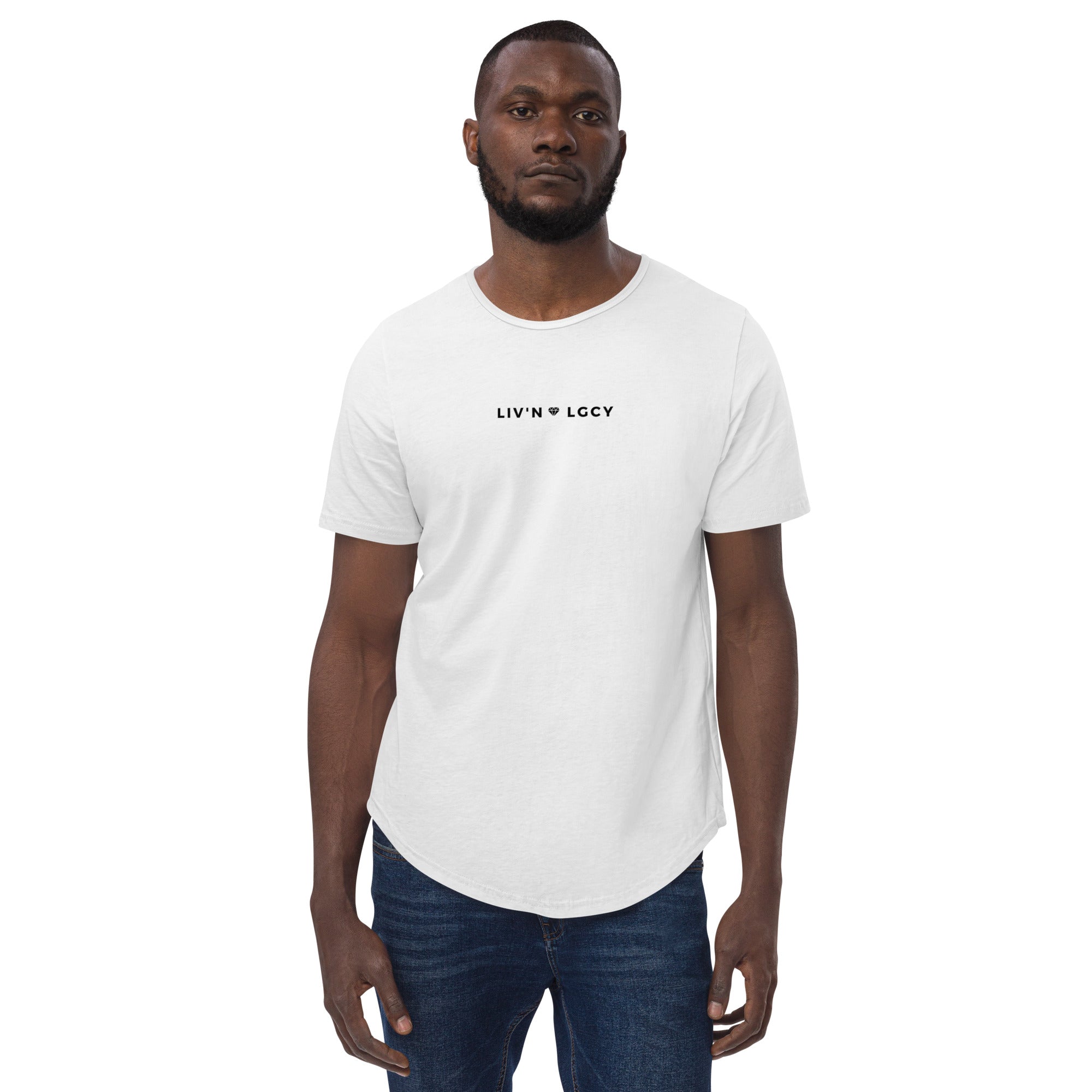 Off White Liv'n Legacy Curved Hem T-Shirt