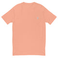 Salmon Fitted Emblem Tee