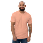 Salmon Fitted Emblem Tee
