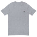 Marble Grey Fitted Emblem Tee