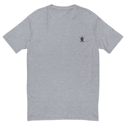 Marble Grey Fitted Emblem Tee