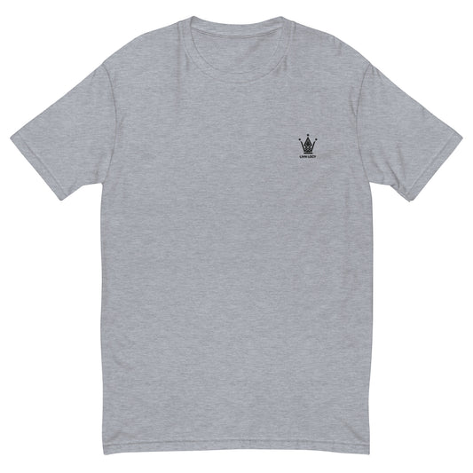 Marble Grey Fitted Emblem Tee