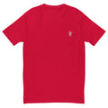 Radiant Red Fitted Emblem Tee