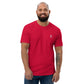 Radiant Red Fitted Emblem Tee