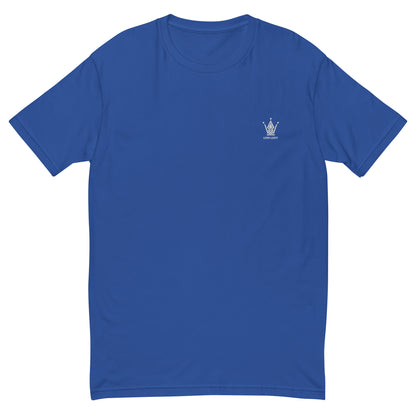 Ocean Blue Fitted Emblem Tee