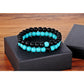 Couples Natural Stone Beaded Bracelet