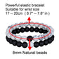 Matte Onyx Stone with Crown Beads Bracelet Liv'n Legacy 