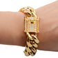 Cuban Link With Iced Out Clasp Liv'n Legacy 