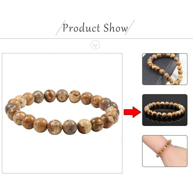 Natural Lava Beads Bracelet Liv'n Legacy 