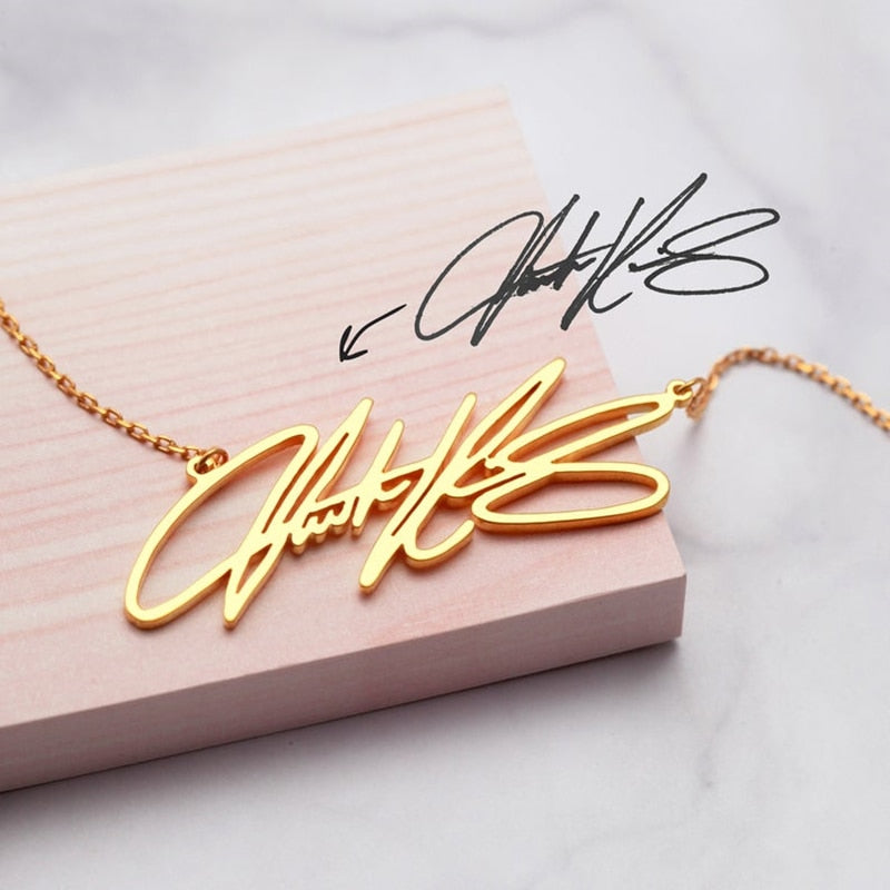 Create Your Own Custom Cursive Pendant