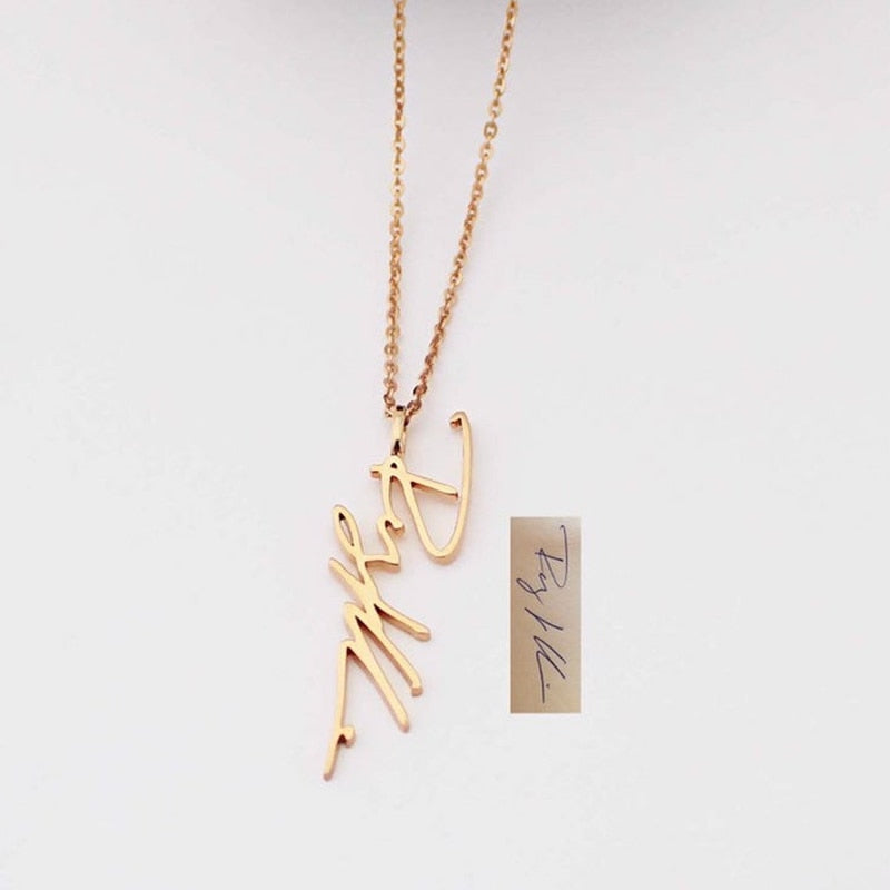 Create Your Own Custom Cursive Pendant