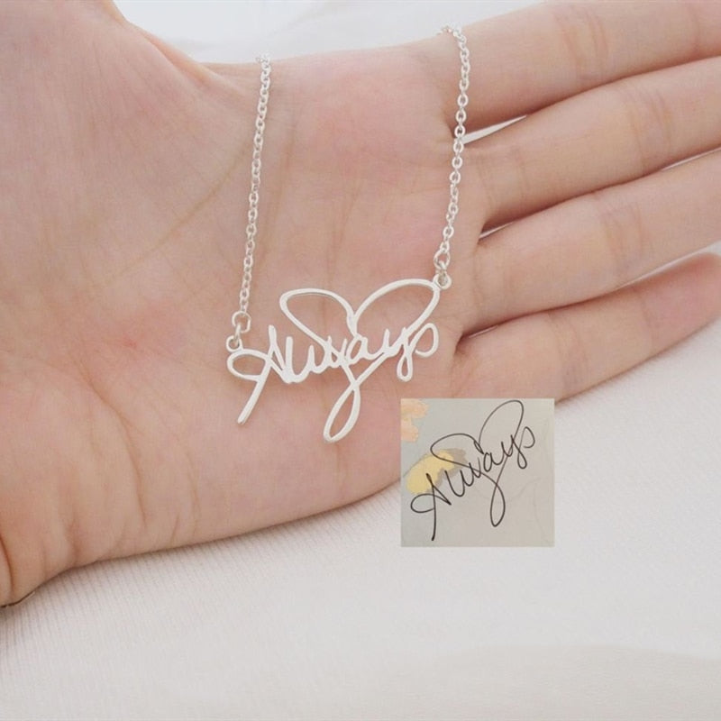 Create Your Own Custom Cursive Pendant