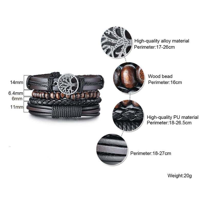 Vintage Leather Bracelets