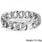 Silver Cuban Link Bracelet