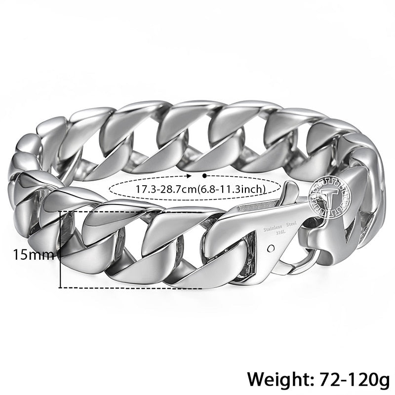 Silver Cuban Link Bracelet
