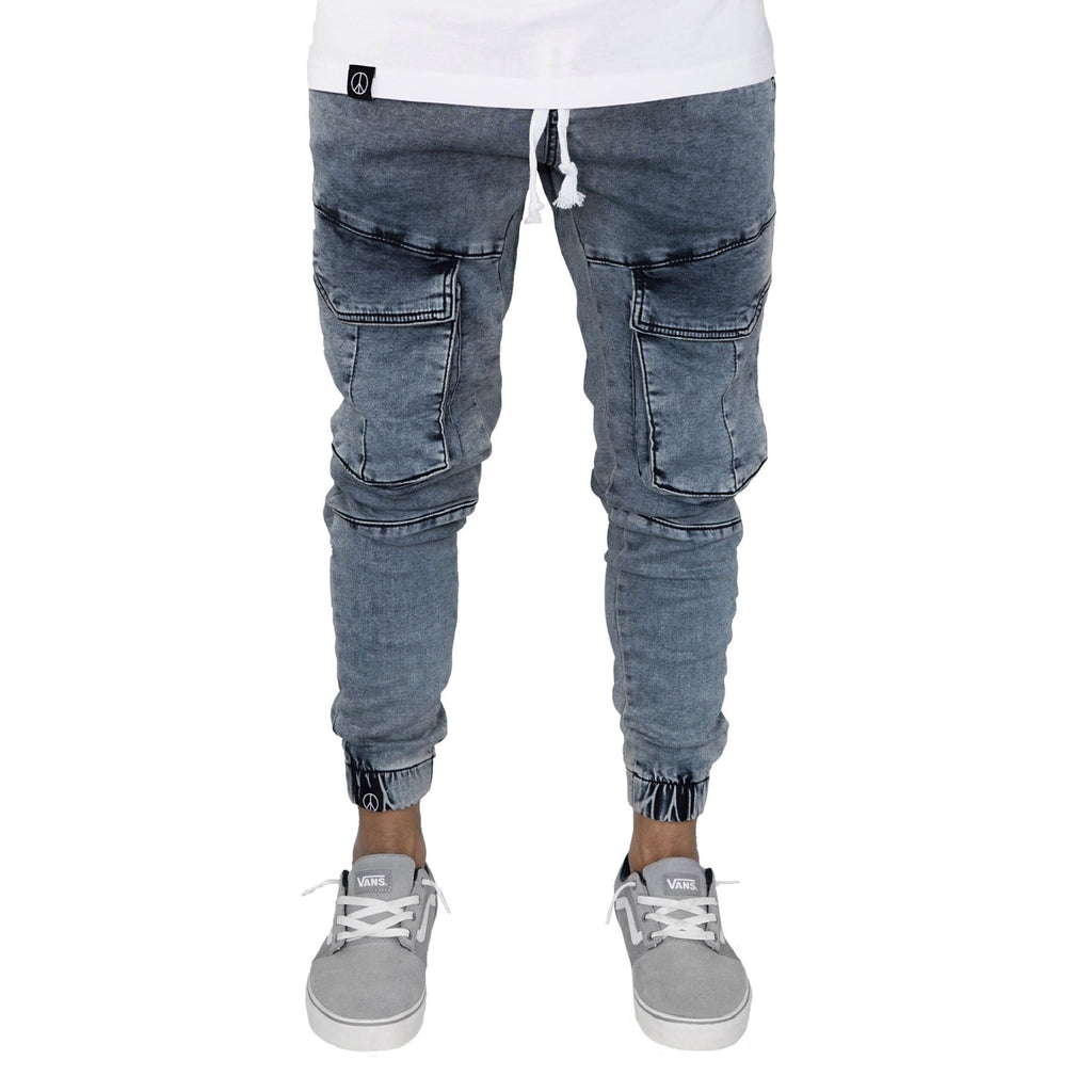Slim Fit Denim Jeans With Side Pockets