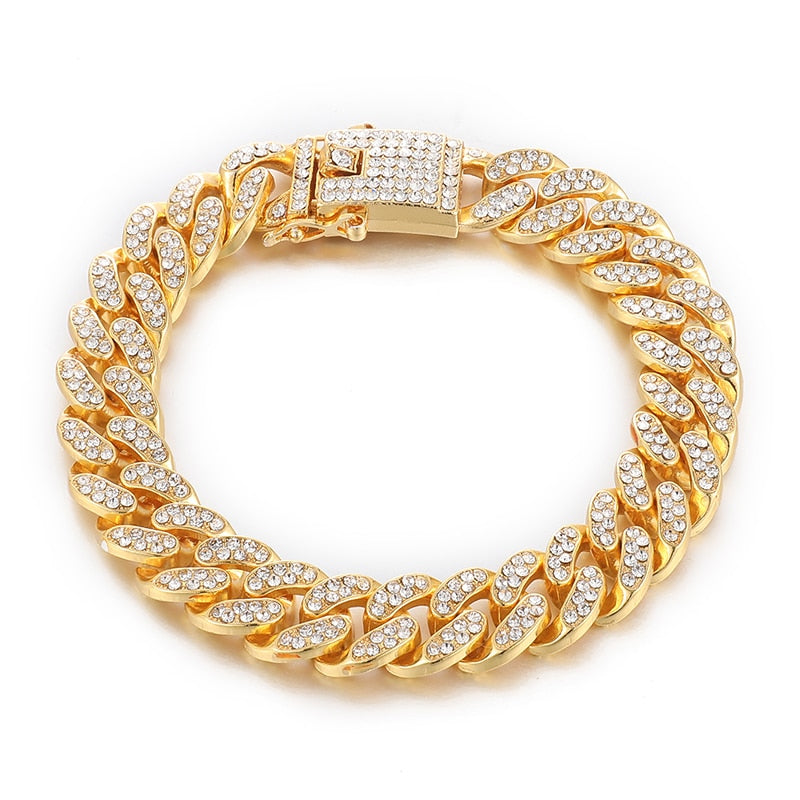 Iced Out Cuban Miami Link Bracelets