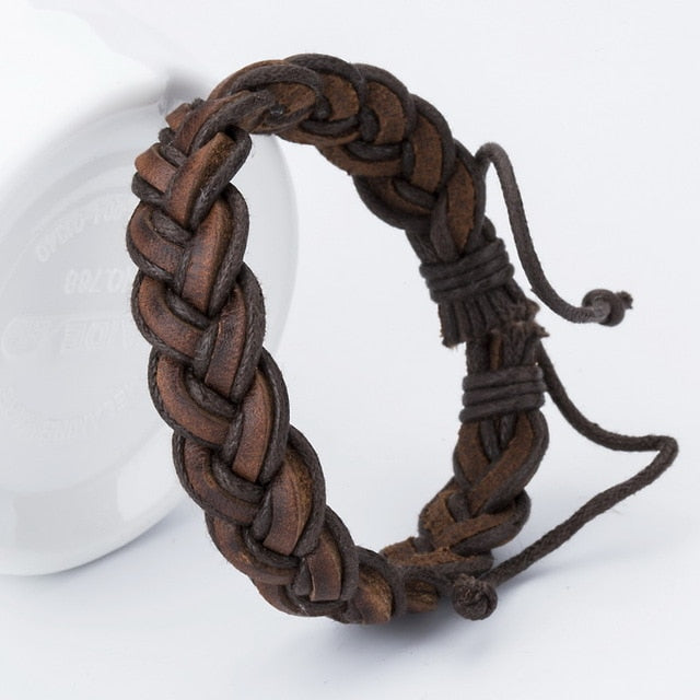 Handmade Braided Bracelet Liv'n Legacy Brown 