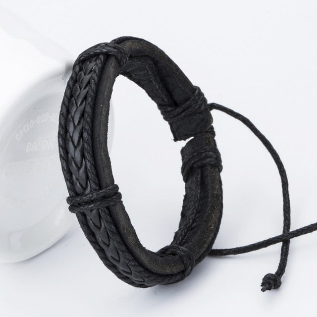 Handmade Braided Bracelet Liv'n Legacy Black 2 