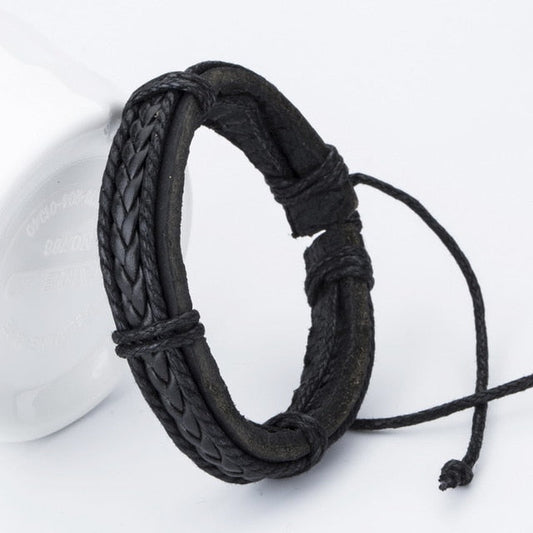 Handmade Braided Bracelet Liv'n Legacy Black 2 