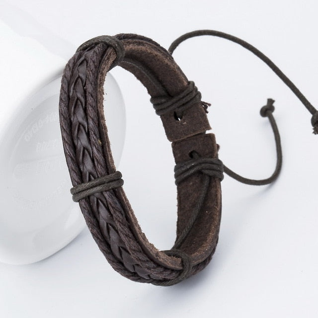 Handmade Braided Bracelet Liv'n Legacy Brown 2 