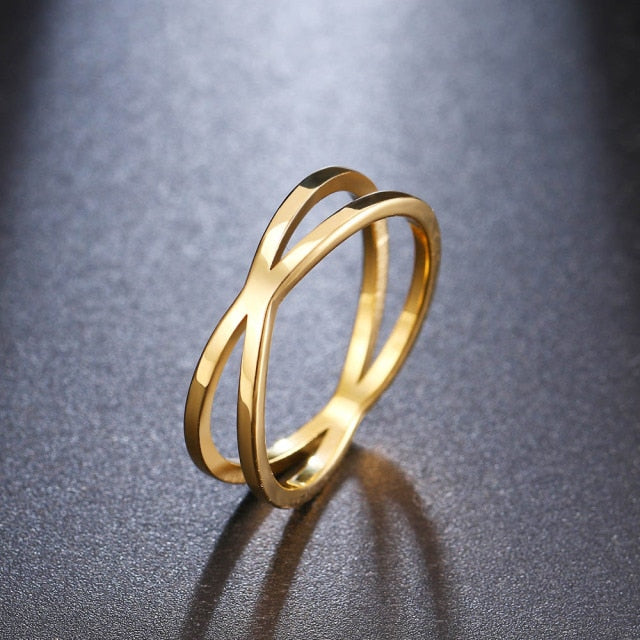 Cross Gold Ring