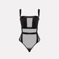 Casual Mesh Strap Bodysuit