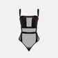 Casual Mesh Strap Bodysuit