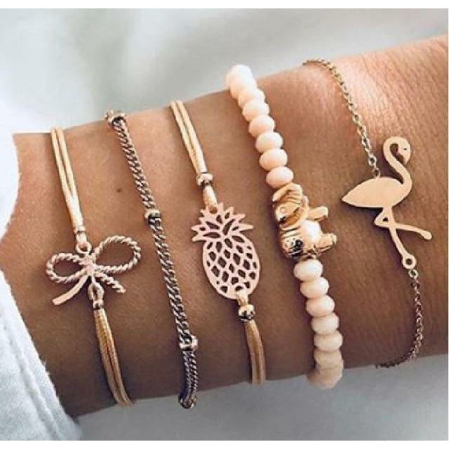 Stone & Bead Variety Bracelets