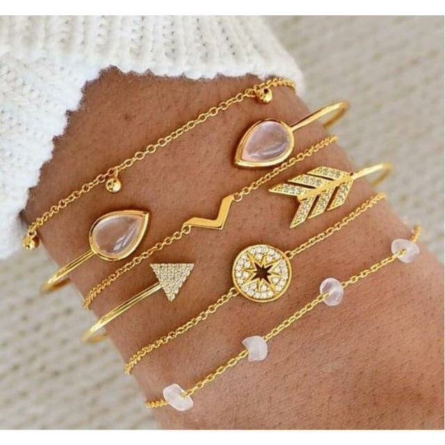 Stone & Bead Variety Bracelets
