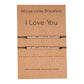 Simple Friendship Couples 2 Piece Bracelet Sets