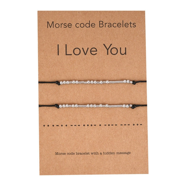Simple Friendship Couples 2 Piece Bracelet Sets