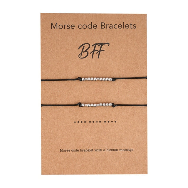 Simple Friendship Couples 2 Piece Bracelet Sets