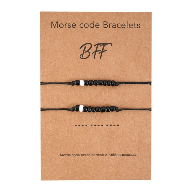 Simple Friendship Couples 2 Piece Bracelet Sets