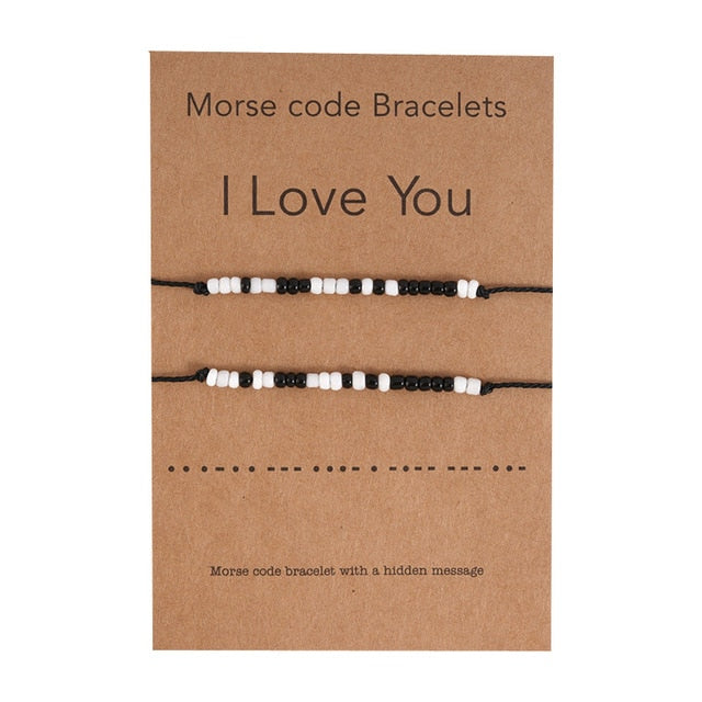 Simple Friendship Couples 2 Piece Bracelet Sets