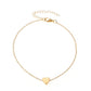 Simple Heart Anklet Bracelet