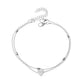 Simple Heart Anklet Bracelet