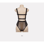 Casual Mesh Strap Bodysuit
