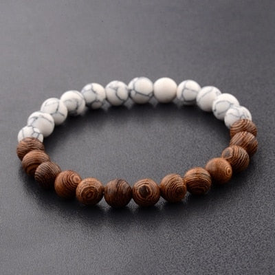 Natural Wood bead LGCY Bracelet